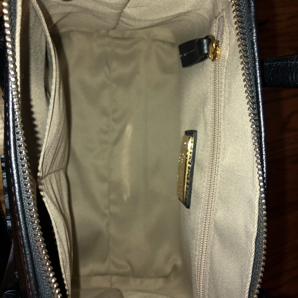 Valentino Studded Pebbled Leather Satchel - Picture 8 of 8